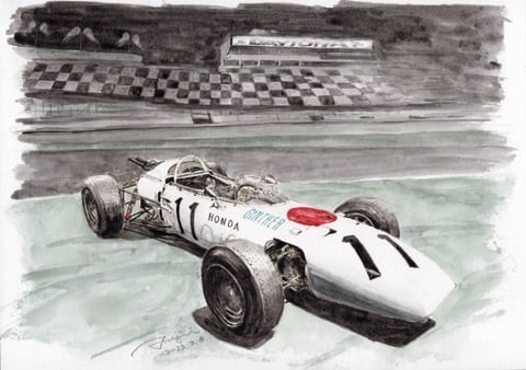 高画質イラストデータ(HONDA RA272) | PETROLHEAD STUDIO