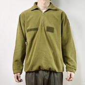 Italian army half zip fleece