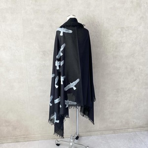 カラスのフリンジストール【コヤヒロカ】