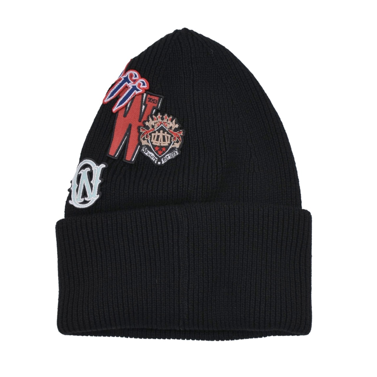 【OFF-WHITE】MIX LOGOS LOOSE KNIT BEANIE - 2