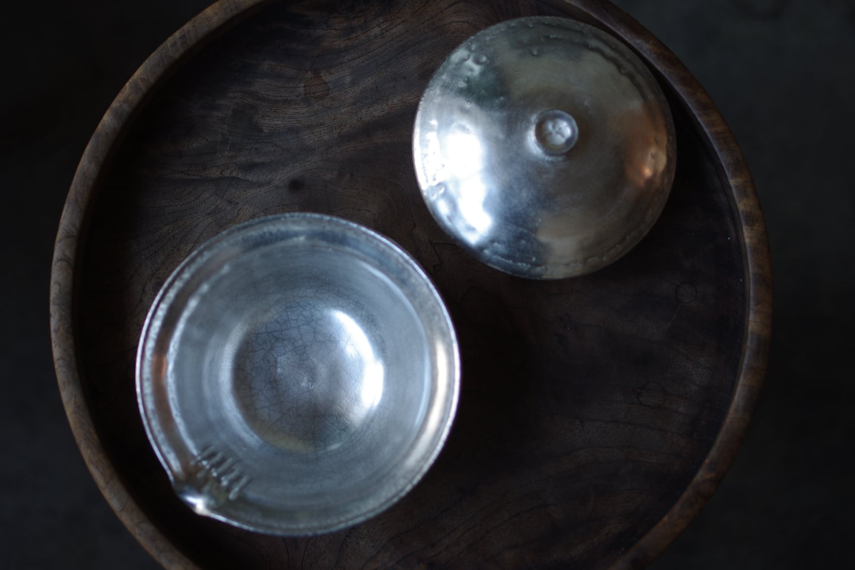 宝瓶（広） 銀彩① 谷井直人 | 茶屋すずわ