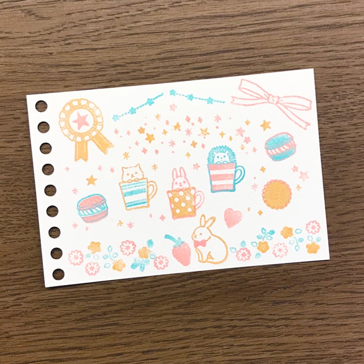 moriyue クリアスタンプ 37-748 | パピアプラッツBASE店