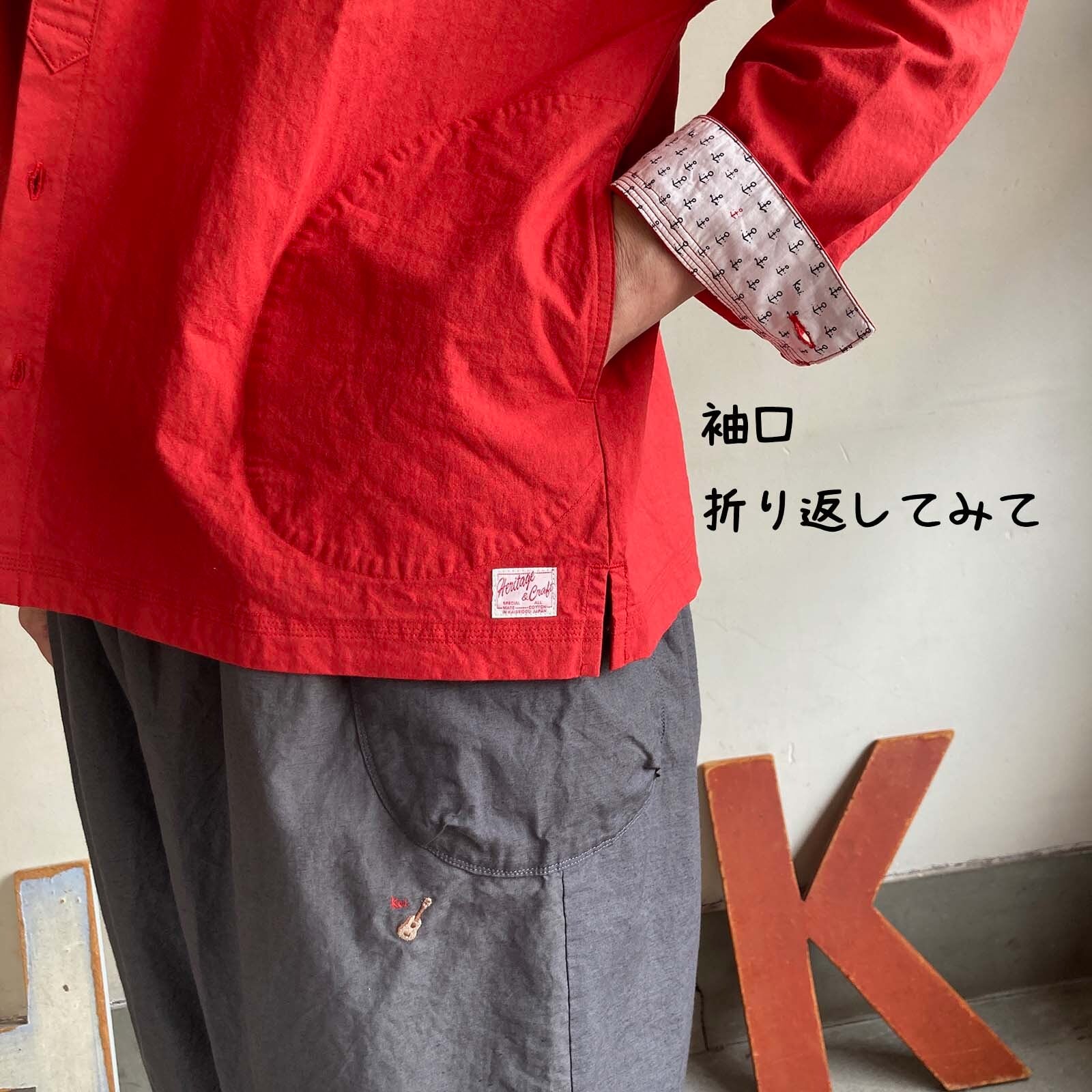 Wide Girl'sシャツ Girl's ヴィンテージ馬布 61S25 サイズF | 快晴堂