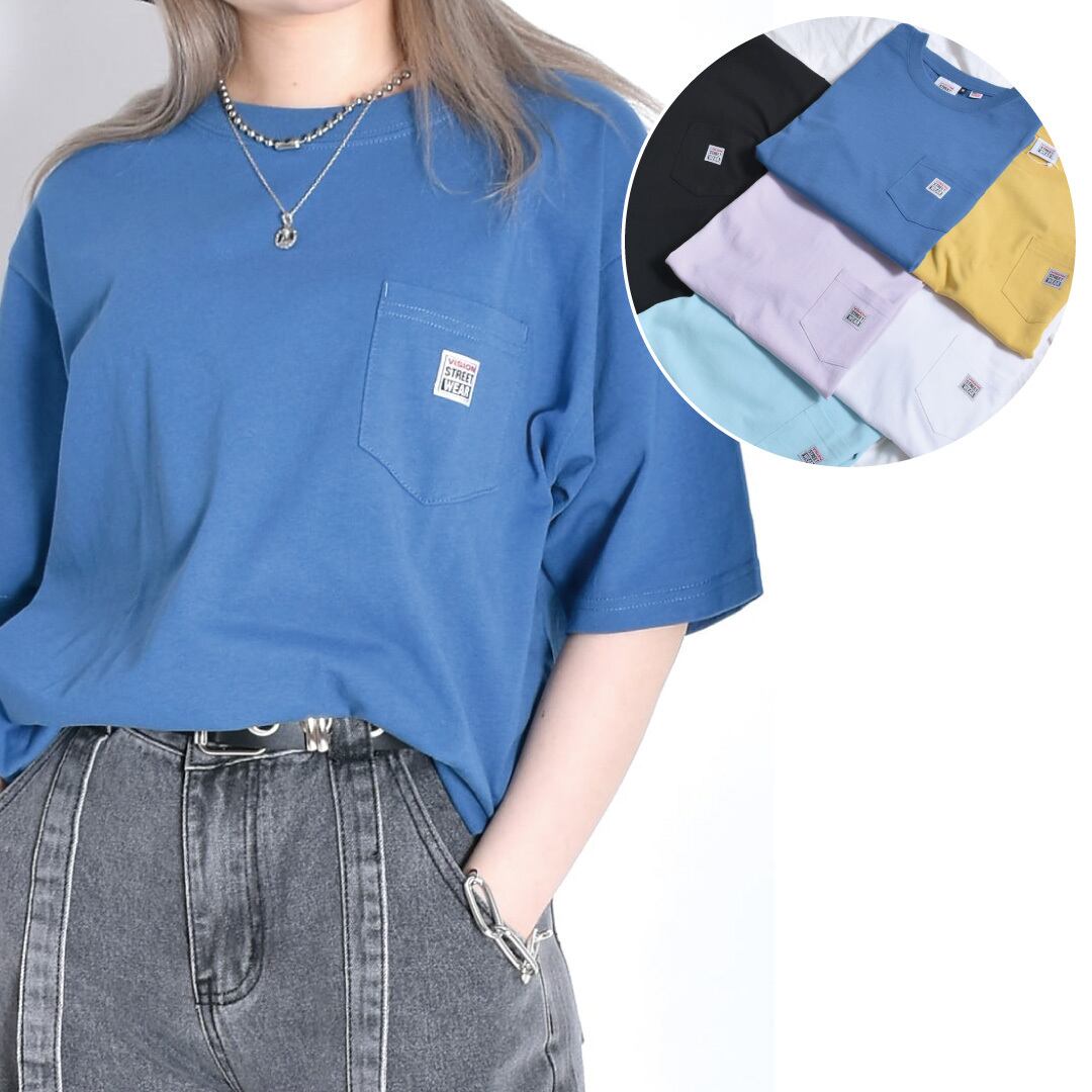 【55%OFF】全6色展開 VISION ロゴポケT