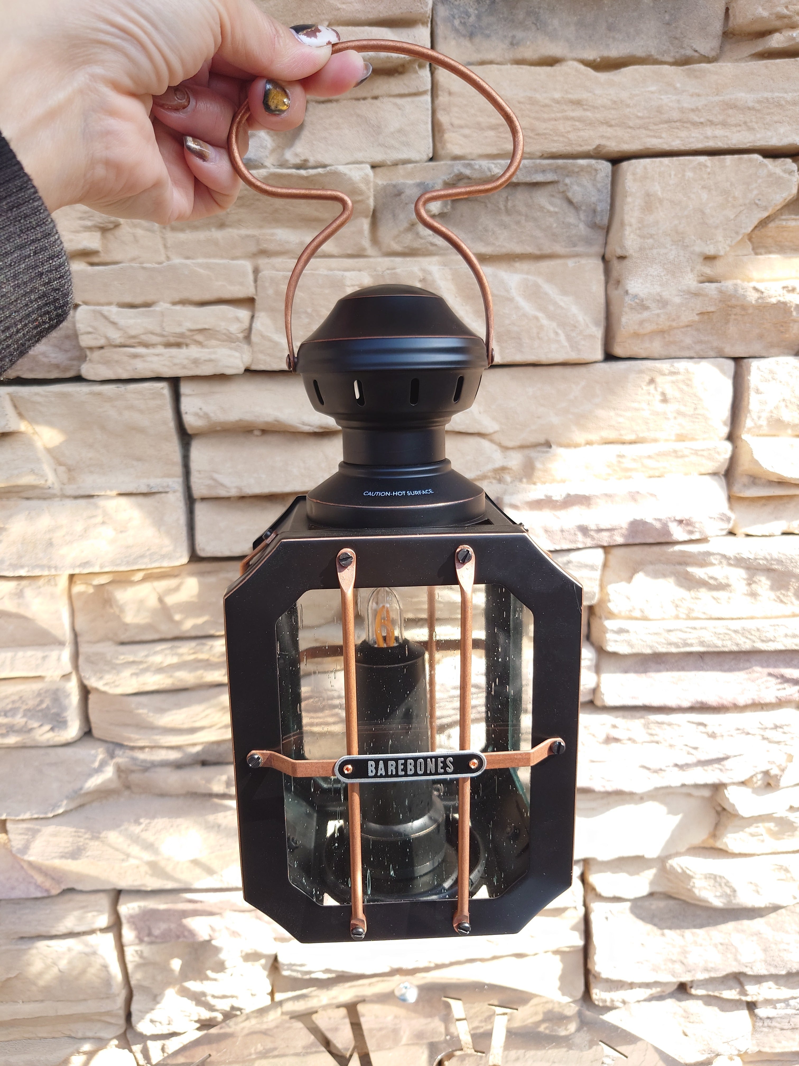 BAREBONESベアボーンズ】アウトドア ランタン ボックスキャンドル