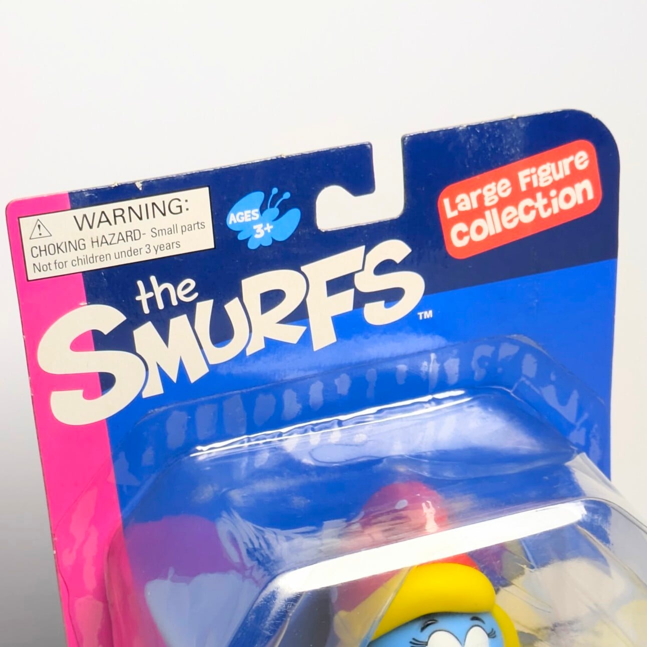 ☆ VINTAGE DEADSTOCK 2013 ☆【 SMURF ( スマーフ ) 】 the SMURF Large Figure Collection 『 スマーフェット / 紫ドットワンピース 』PVCフィギュア 〚アメリカン雑貨 アメトイ〛