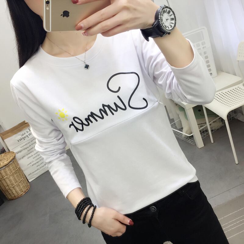 【新作】【送料無料】 506＃コットンマタニティナーシングTシャツ秋春母乳育児Tシャツ妊婦妊娠中の授乳トップスTシャツ スプリング 春物 オータム 秋物 AL expec3843900280