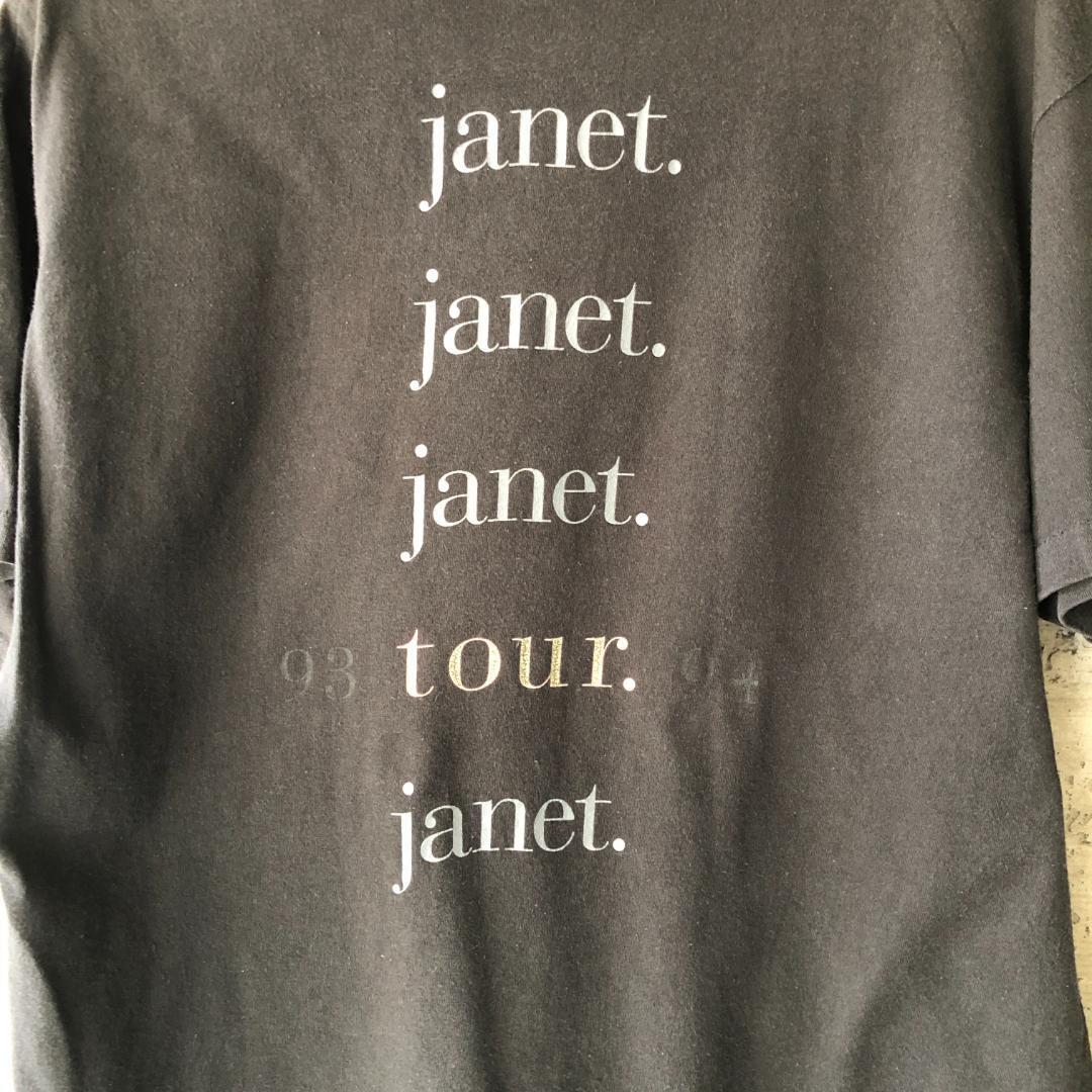 XZ575 90s janet. ワールドツアー ジャネットジャクソン Tシャツ