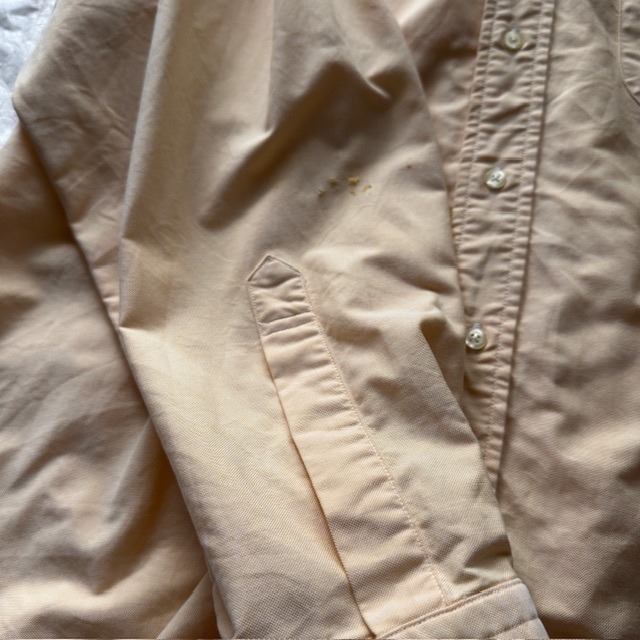 Brooks Brothers オックスフォードシャツ 90s イエロー USA製 ボタンダウン ヴィンテージ古着 画像7