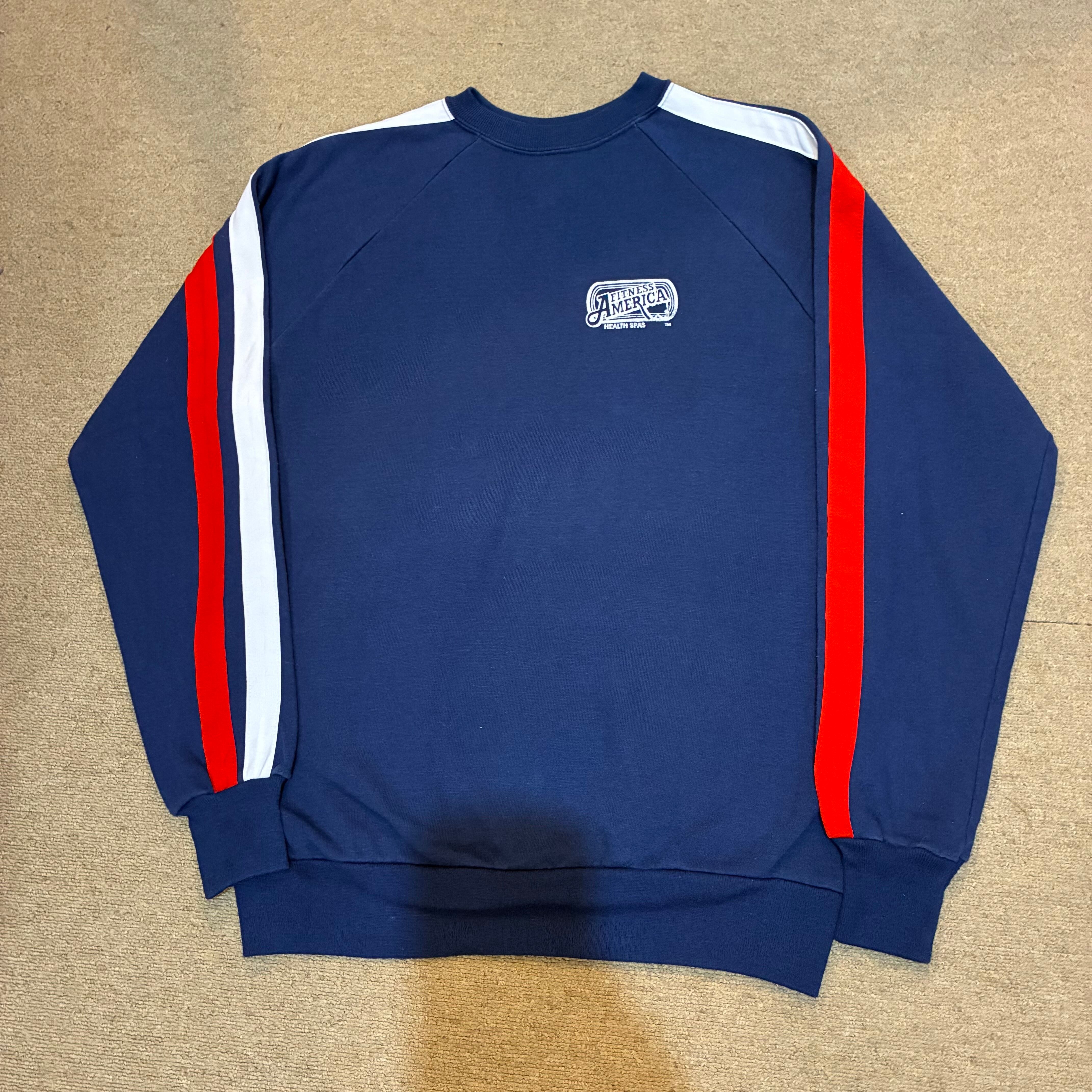 80年代★USA製★FITNESS USA フィットネス アメリカ ジャージ上下 80s FITNESS AMERICA 