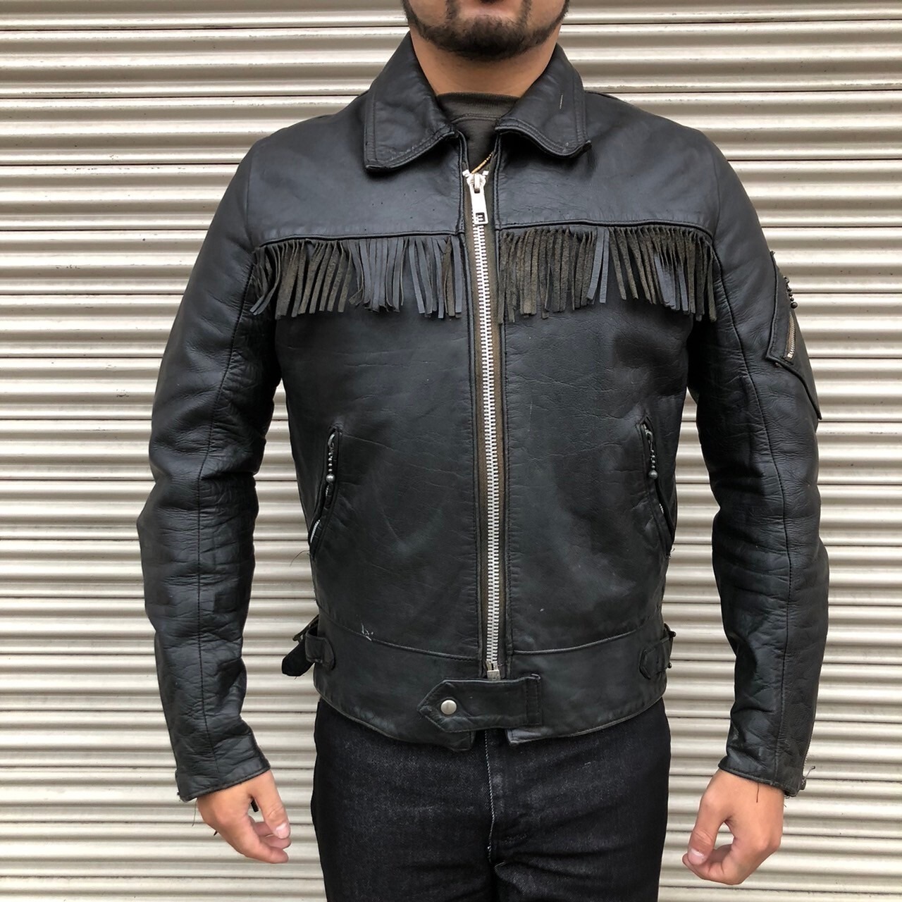 英国製 70s Belstaff Dallas ヴィンテージ ライダースジャケット  