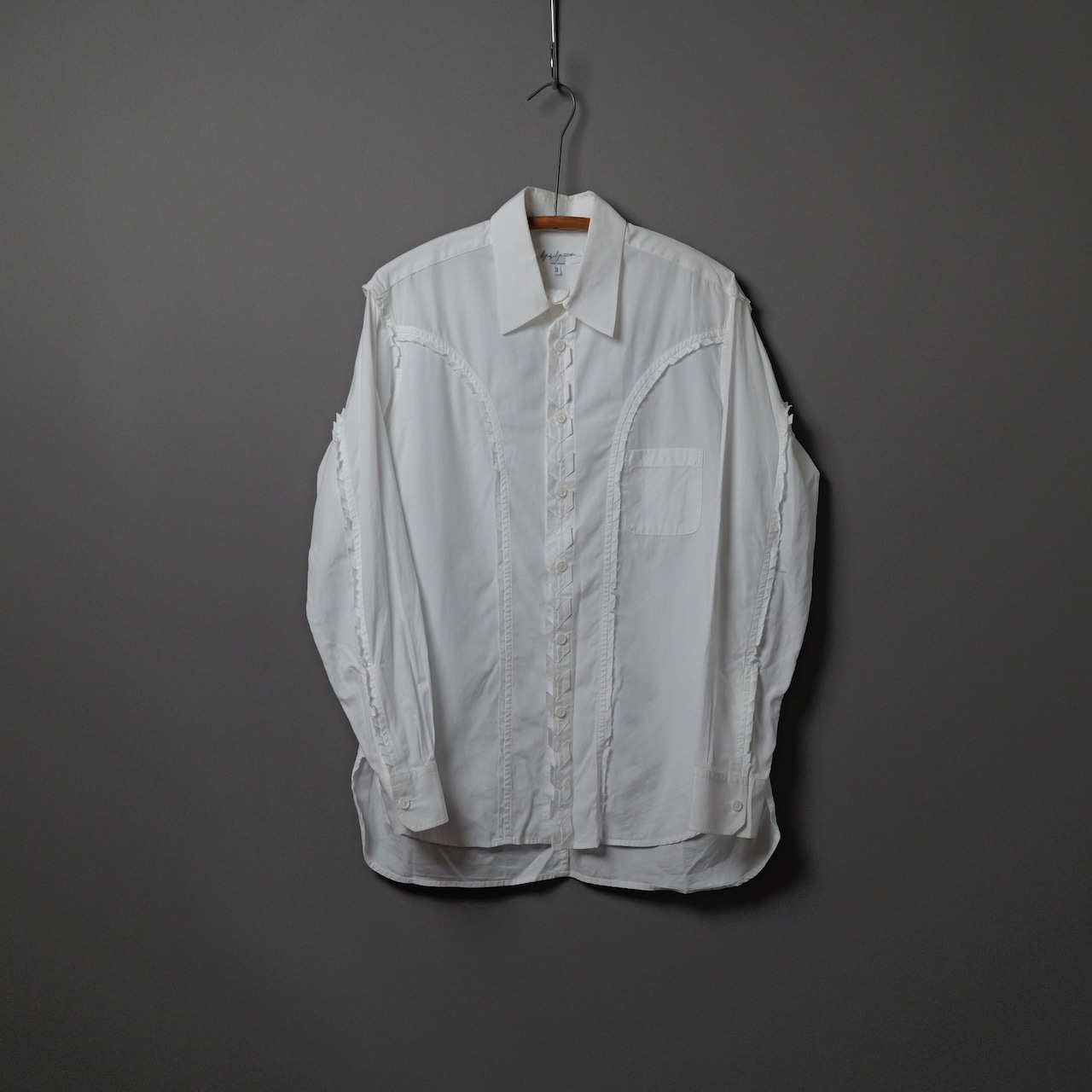 [Yohji Yamamoto Pour Homme] Deconstructed Trim Shirt