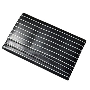 DOLCE&GABBANA stripe leather wallet