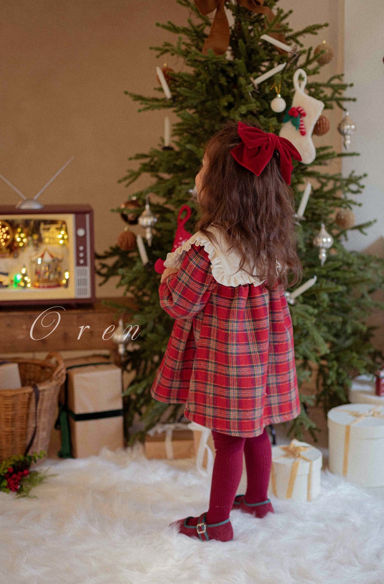 Oren X-mas［取寄］eve check onepiece