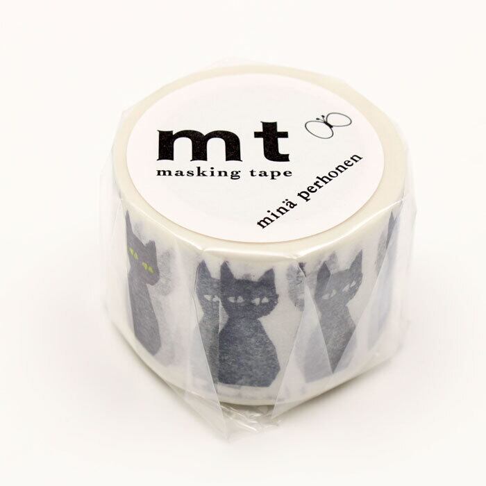 ミナペルホネン マスキングテープkuro-neko