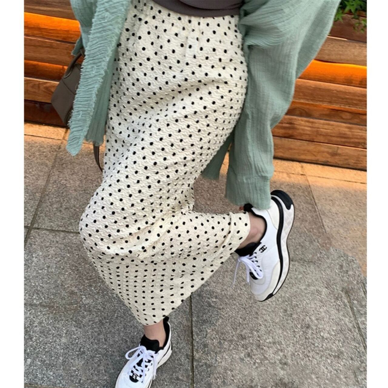 ハイウエストドットスカート(2color) SK1245