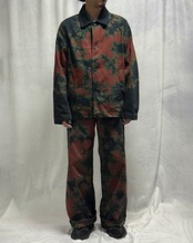 藍染めタイダイデニムワークジャケット ”いつの間にか藍”