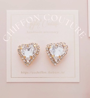 ☆bijou setting heart◇crystal×gold◇