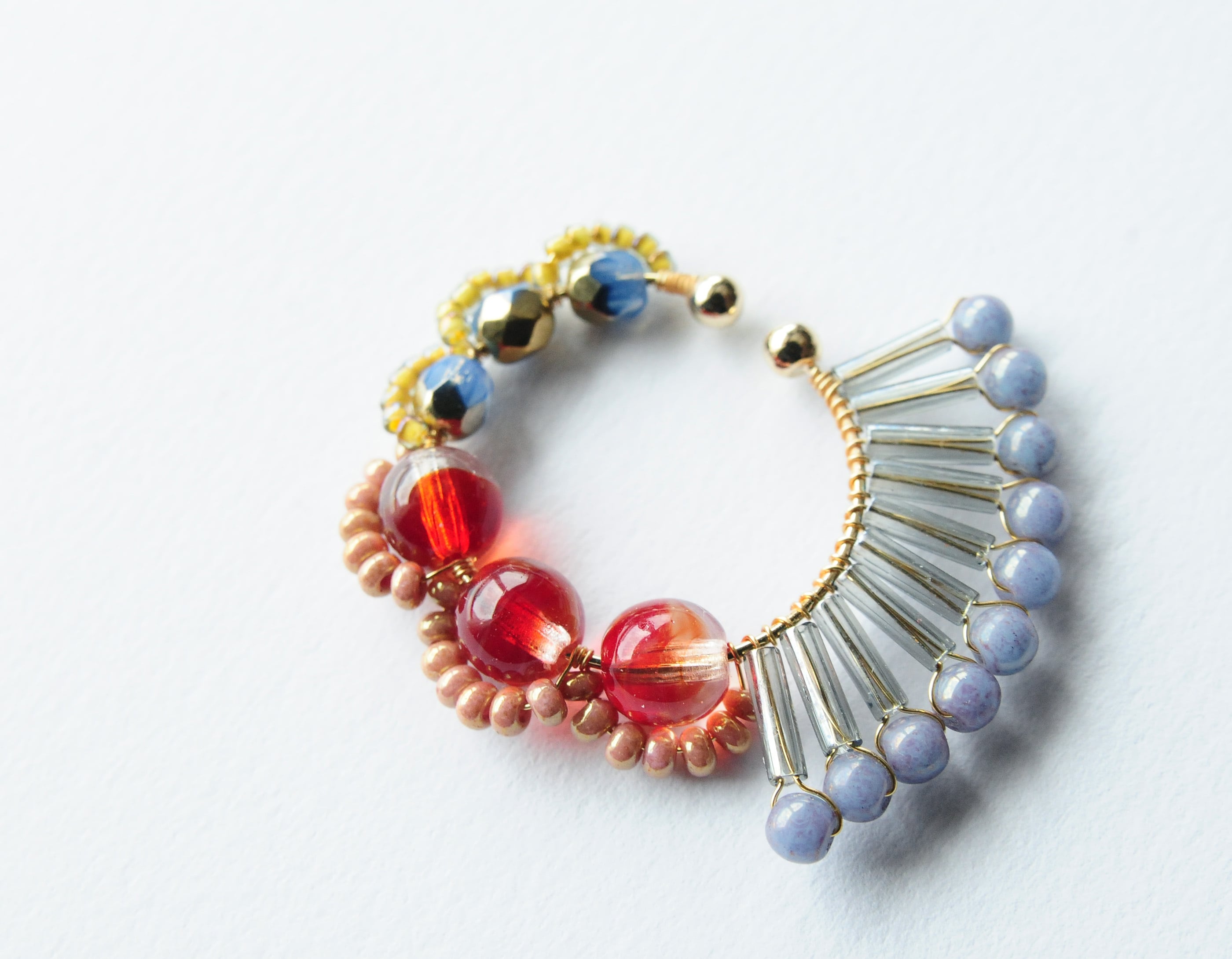 ＜Rollo～イロヅクビジュー～＞イヤーカフ『 ハミングバード/hummingbird 』<41>