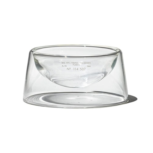 PUEBCO 「BOROSILICATE GLASS PET BOWL」