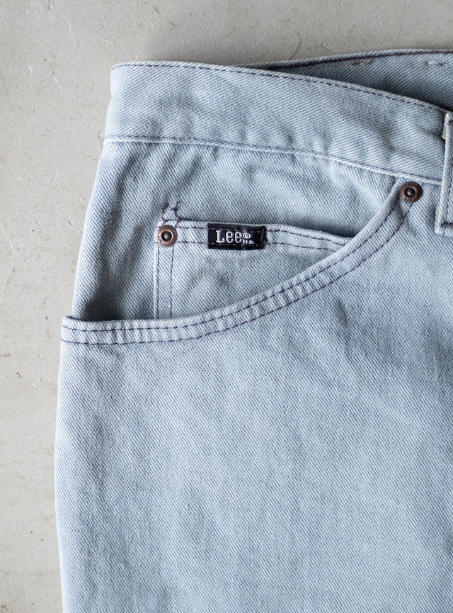 "Lee" 1990s Fade blue grey denim pants