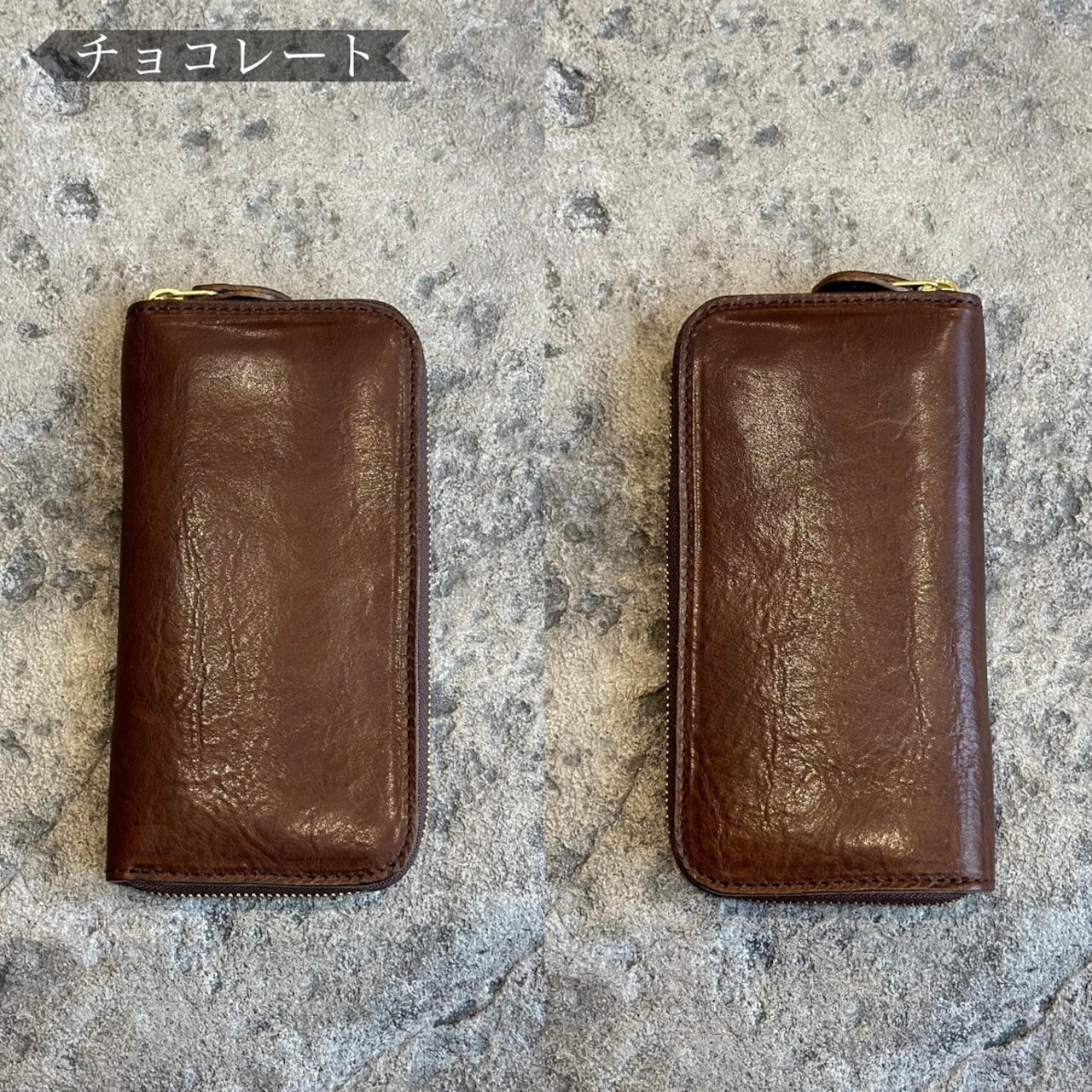 ウォレット ラウンドジップ3 オイルバケッタ