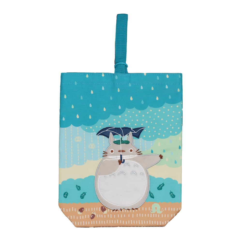 となりのトトロ シューズバッグ ぽつぽつ雨（4448） | すすのこ商店