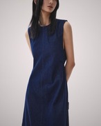 Back Open Denim Onepiece