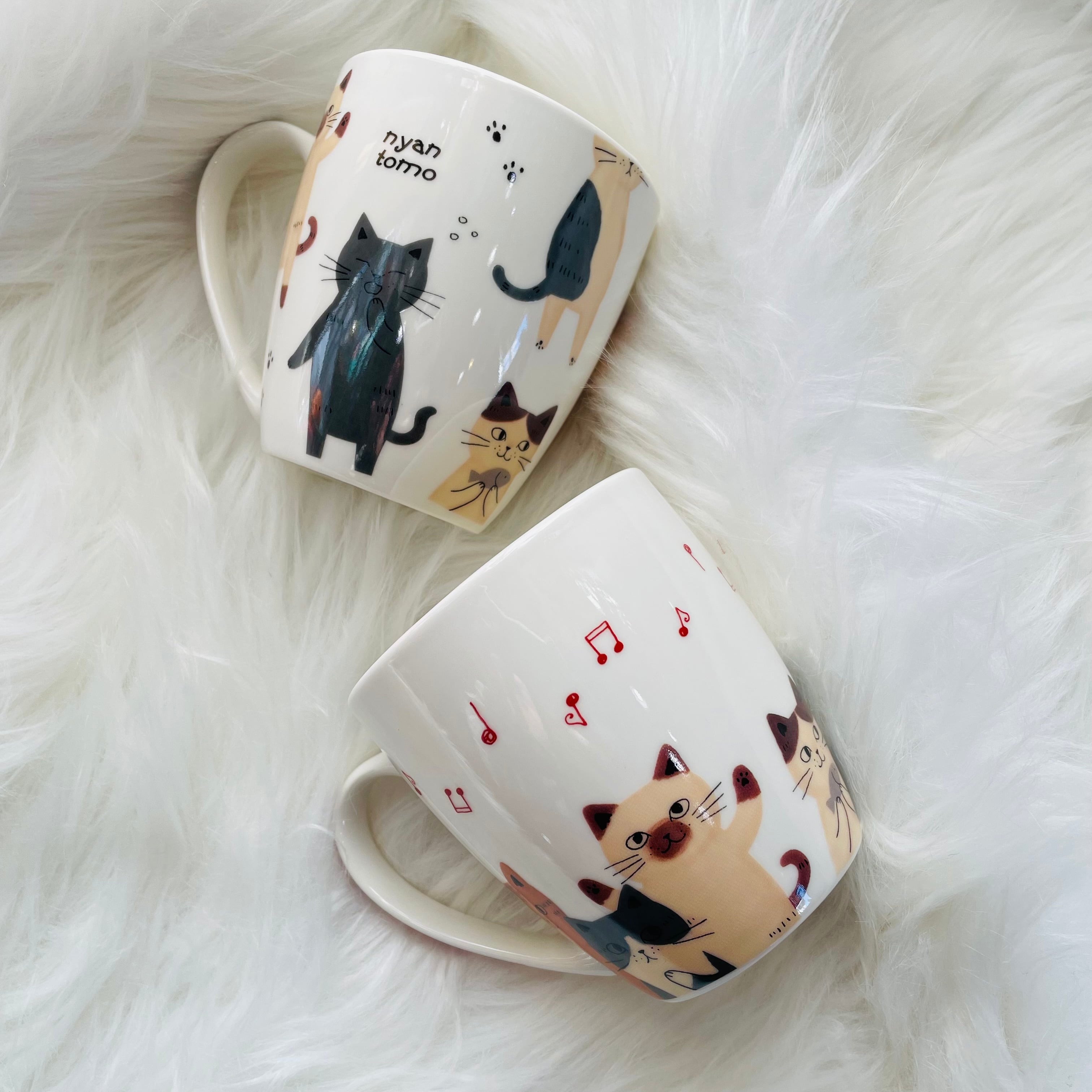 マグカップ|にゃんともマグ 猫 ねこ ネコ 猫雑貨 猫グッズ 猫柄 かわいい プレゼント 贈り物 おうち時間 おうちカフェ