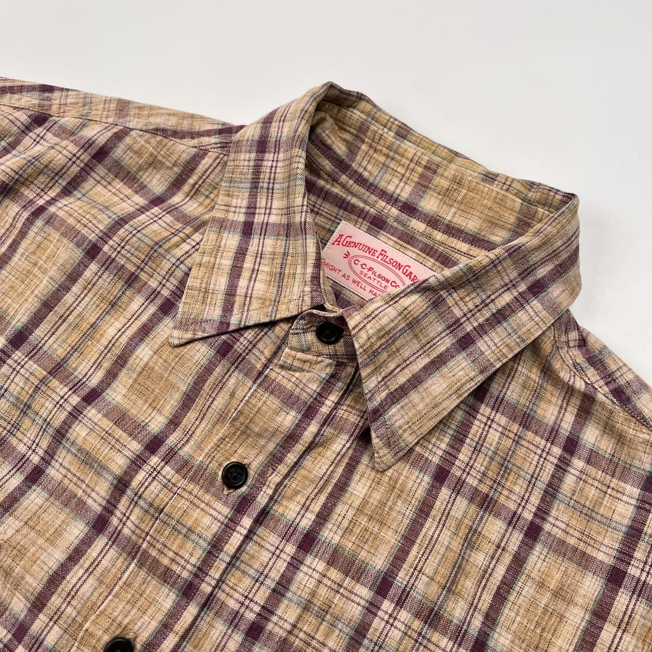 FILSON フィルソン 両胸ポケット チェック柄 長袖シャツ サイズ M /アウトドア/C. C. FILSON