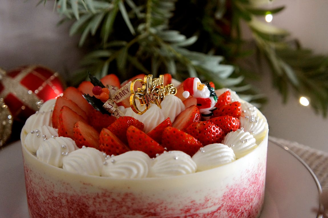 X'mas限定商品　苺のクリスマスケーキ　直径１５cm