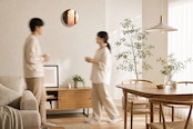 ひかりを楽しむ掛け時計260 /「朝焼け」/ MYSTIC CLOCK Ø260 "Morning glow"