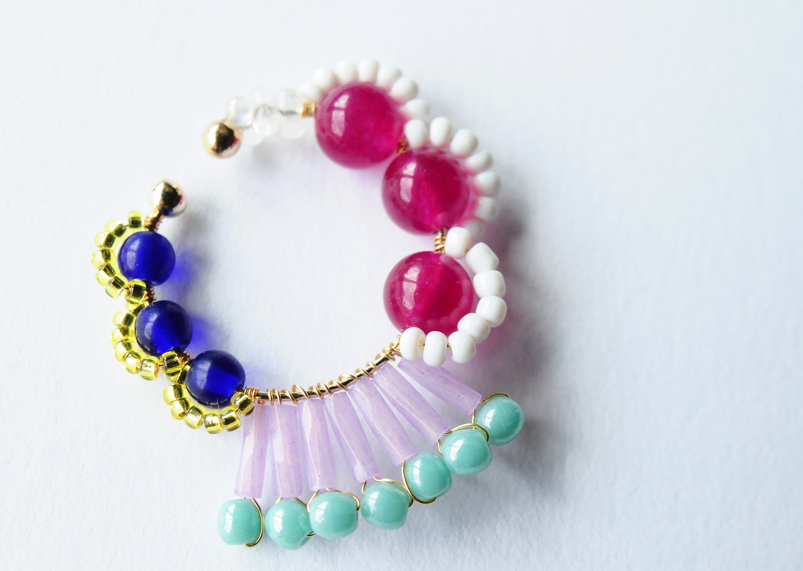 <Rollo~イロヅクビジュー~>イヤーカフ『 ハミングバード/hummingbird 』<B>