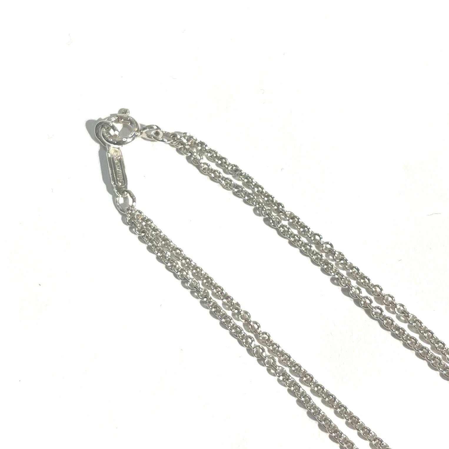 TIFFANY&Co.】2067 Wチェーン 立体インフィニティ ネックレス