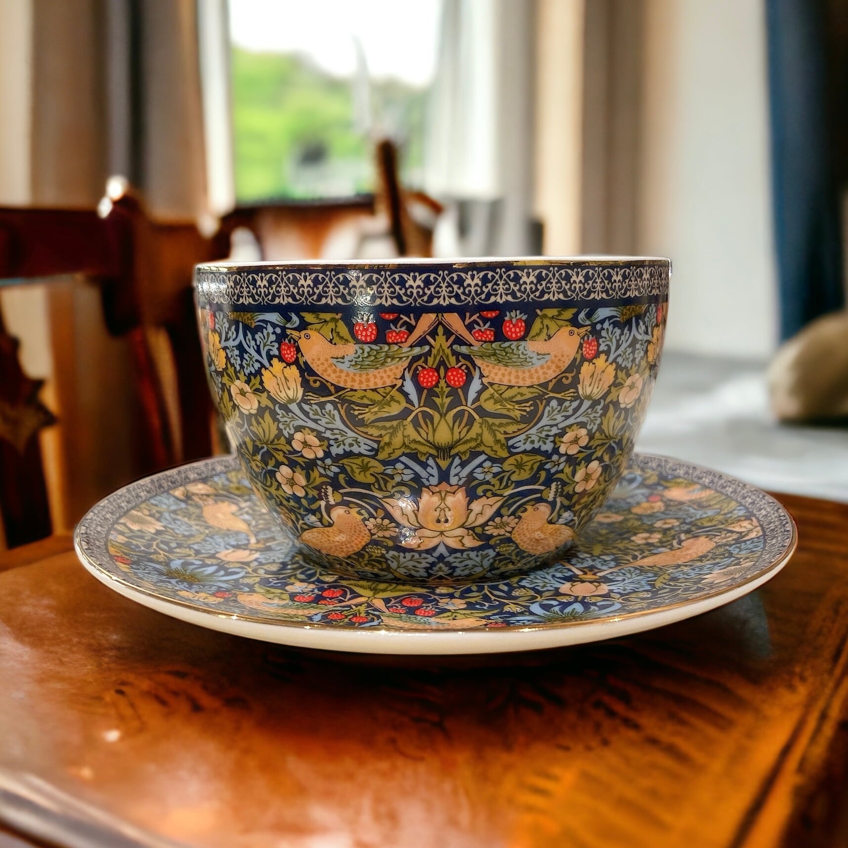 スープボウル カップ＆ソーサー William Morris いちご泥棒 | Jewelry Box.