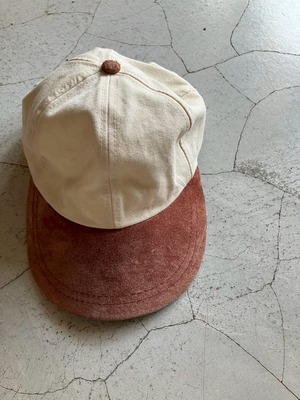 VINTAGE SUEDE 2TONE CAP