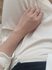 S925 スキンラインブレスレット