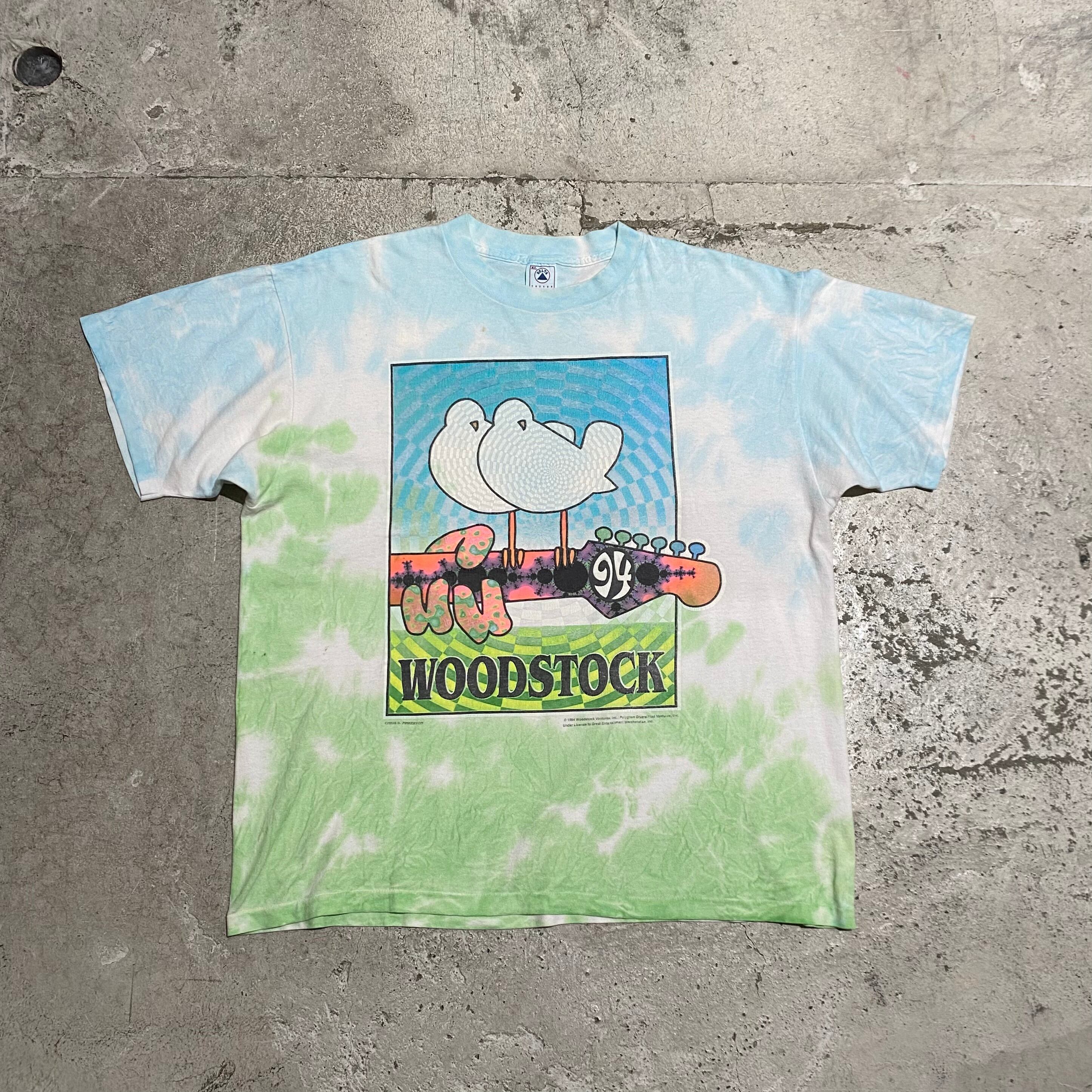 希少レア 90s WOOD STOCK タイダイ ヴィンテージ Tシャツ DMX 希少レア 90s WOOD STOCK タイダイ ヴィンテージ Tシャツ DMX