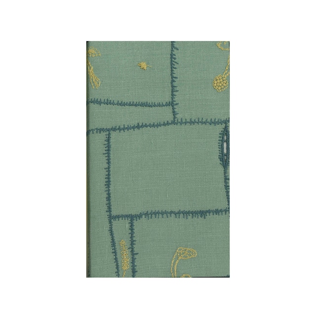 2024 DIARY Ijaku Carpet　”花と鳥”ブルー