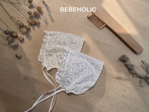 ⭐︎即納⭐︎[bebeholic] mummy lace bonnet