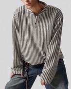 Stripe Weave Shirt（15％/70％/100％）