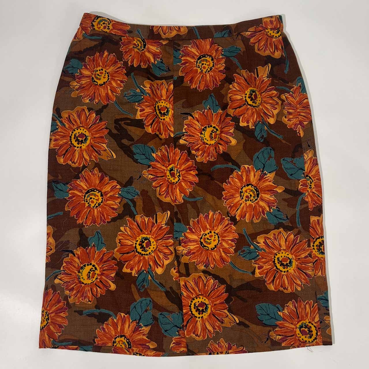 上下 Leilian レリアン Christian Fischbacher 花柄 フローラル 半袖 ジャケット スカート 15+/マルチ レディース レトロ