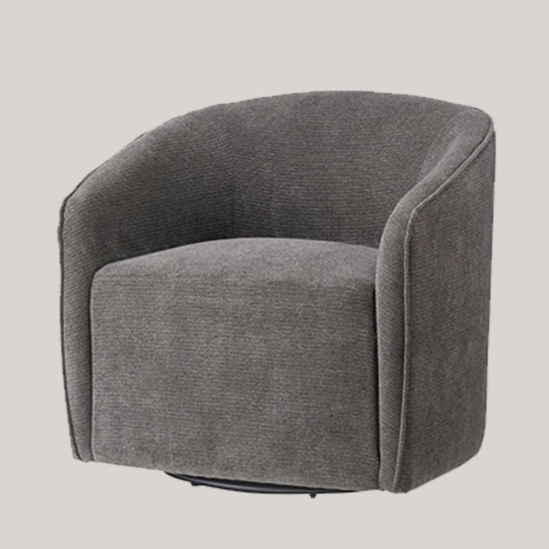ラウンジソファ 1人掛け チェア 回転 肘付き おしゃれ 北欧 ソファ 回転チェア モダン 一人用 アームソファ 回転式 ソファー リビングチェア ライトグレー ダークグレー リビング 完成品 azm-0002