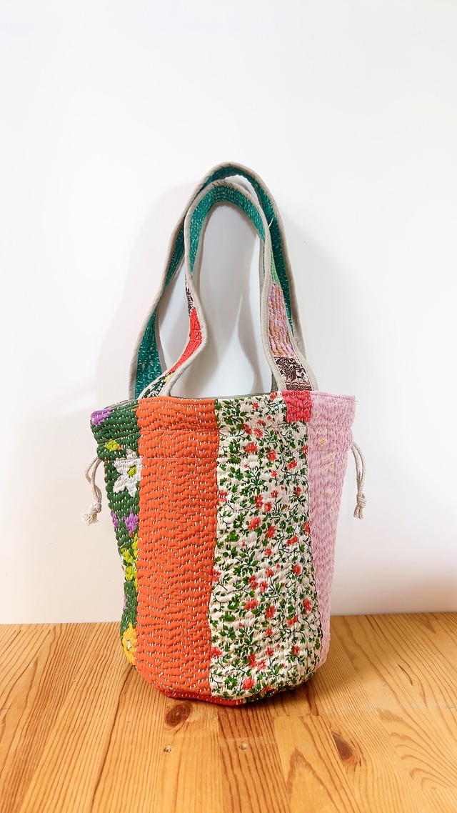 巾着トートバッグ