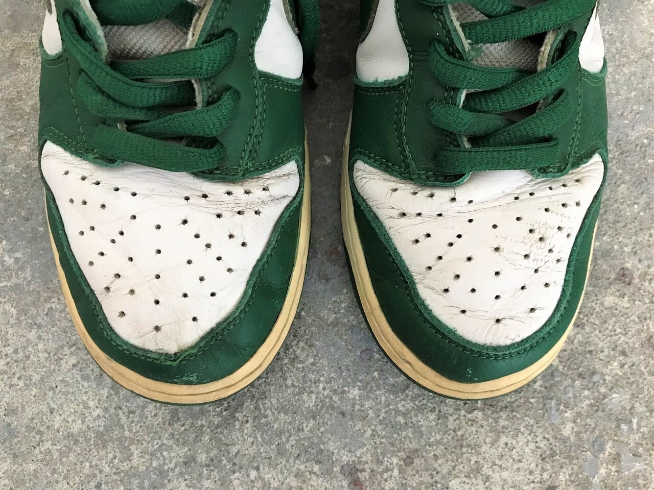 2003 NIKE DUNK HI WHITE/CLOVER 