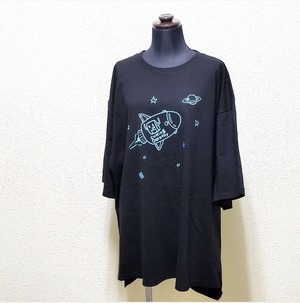 【即発送】ビッグシルエットTシャツLサイズ（黒）～ドントクライベイビー2