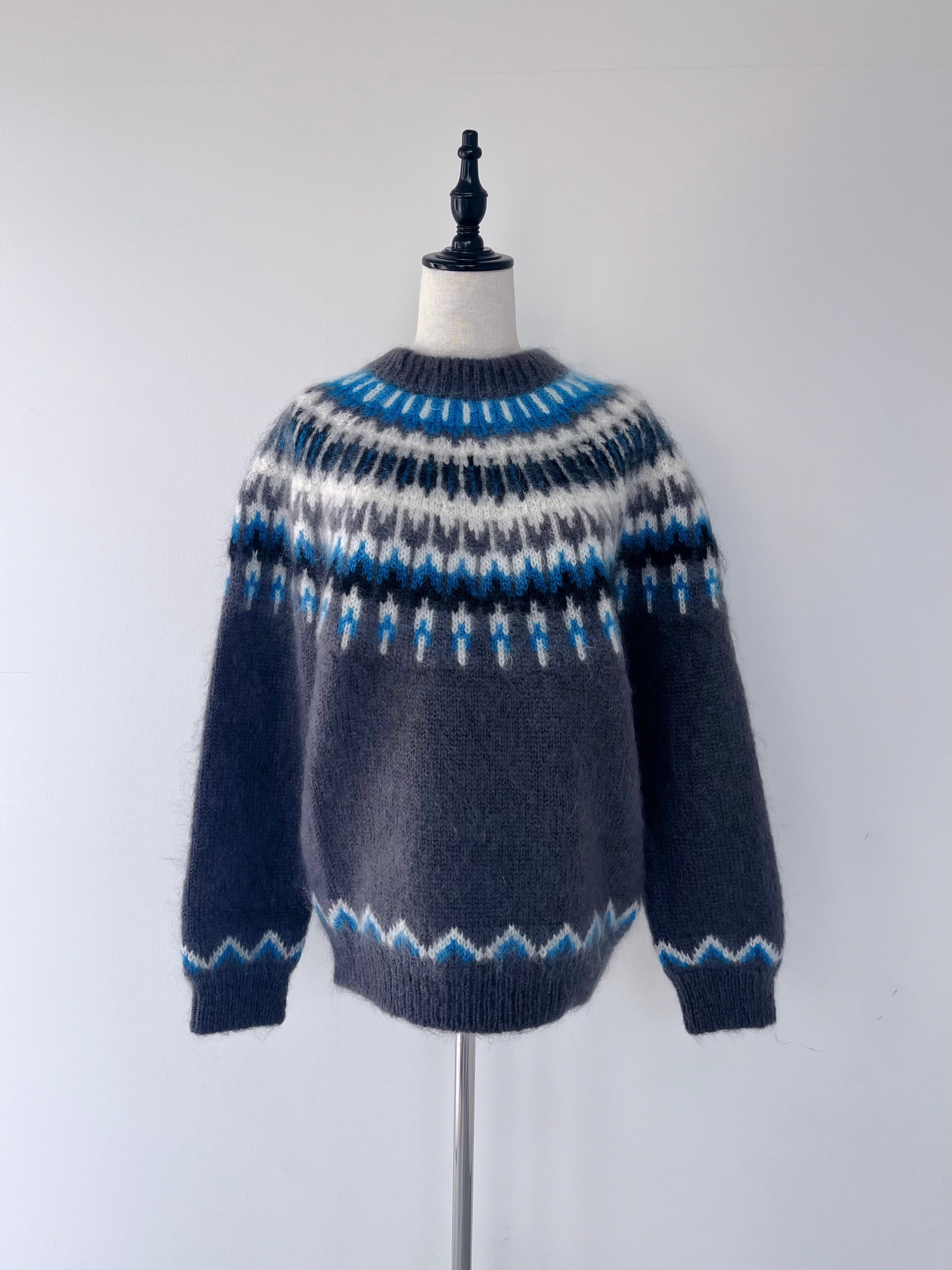 COOHEM MOHAIR WOOL NORDIC KNIT P/O | KOKO