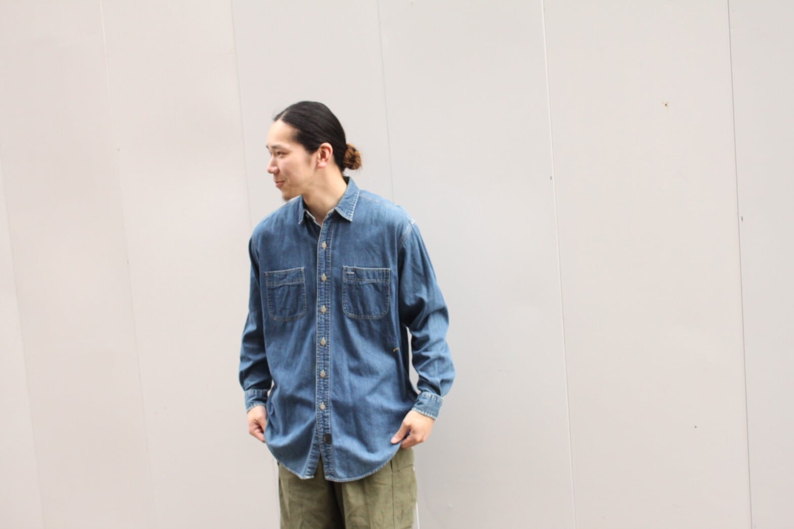 90s RRL Denim Shirt "初期タグ"