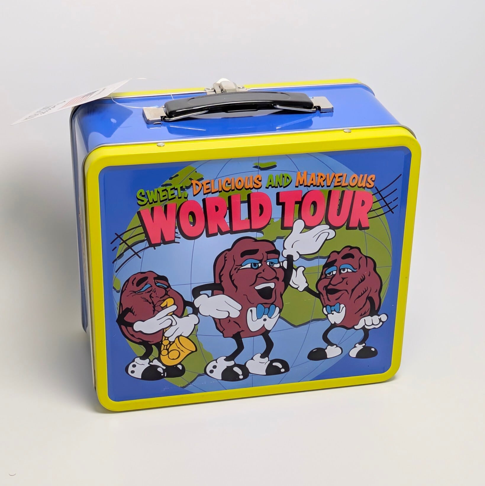 【 California Raisins( カリフォルニアレーズン ) 】VINTAGE LUNCH BOX / ランチボックス / ブリキ缶 〚アメリカン雑貨 アメトイ〛