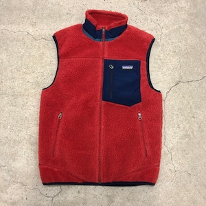 patagonia/Classic Retro X Vest/2014年製/S/クラシックレトロX/フリースベスト/レッド/ネイビー/23047FA14/パタゴニア